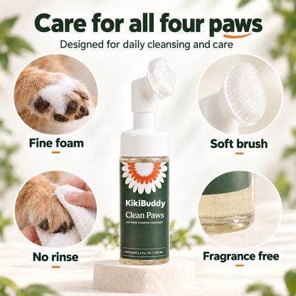 KikiBuddy No-Rinse Paw Care Foam — 150mL