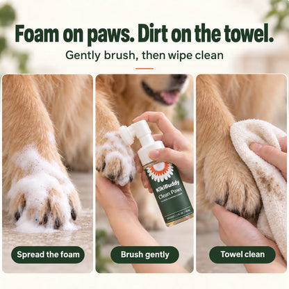 KikiBuddy No-Rinse Paw Care Foam — 150mL