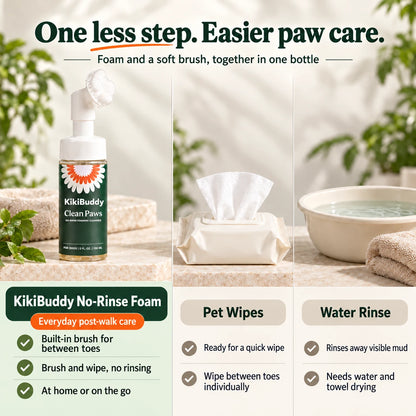 KikiBuddy No-Rinse Paw Care Foam — 150mL