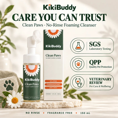KikiBuddy No-Rinse Paw Care Foam — 150mL