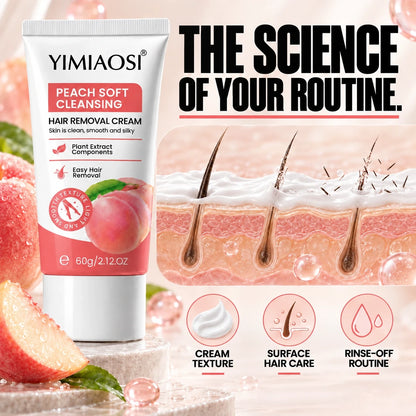 Kelveth Peach Soft Hair Removal Cream — 60g
