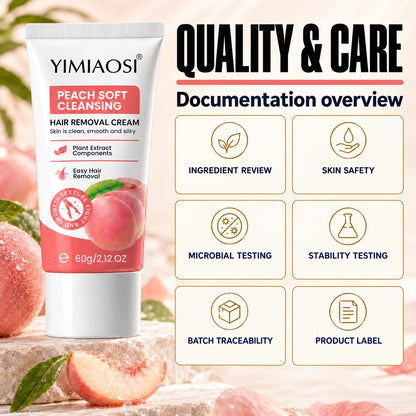 Kelveth Peach Soft Hair Removal Cream — 60g