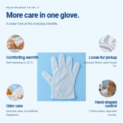 Kelveth Waterless Pet Cleaning Gloves — 6 Gloves