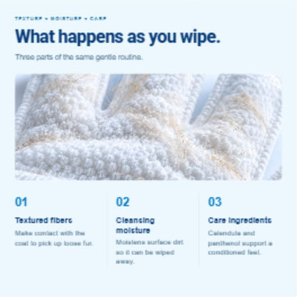 Kelveth Waterless Pet Cleaning Gloves — 6 Gloves