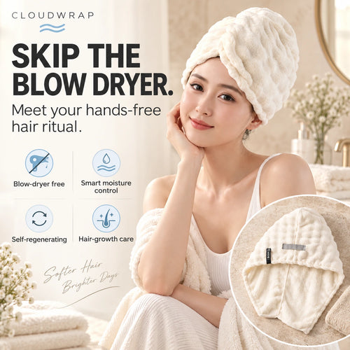 Cloudwrap Hair Drying Cap — 1 Piece
