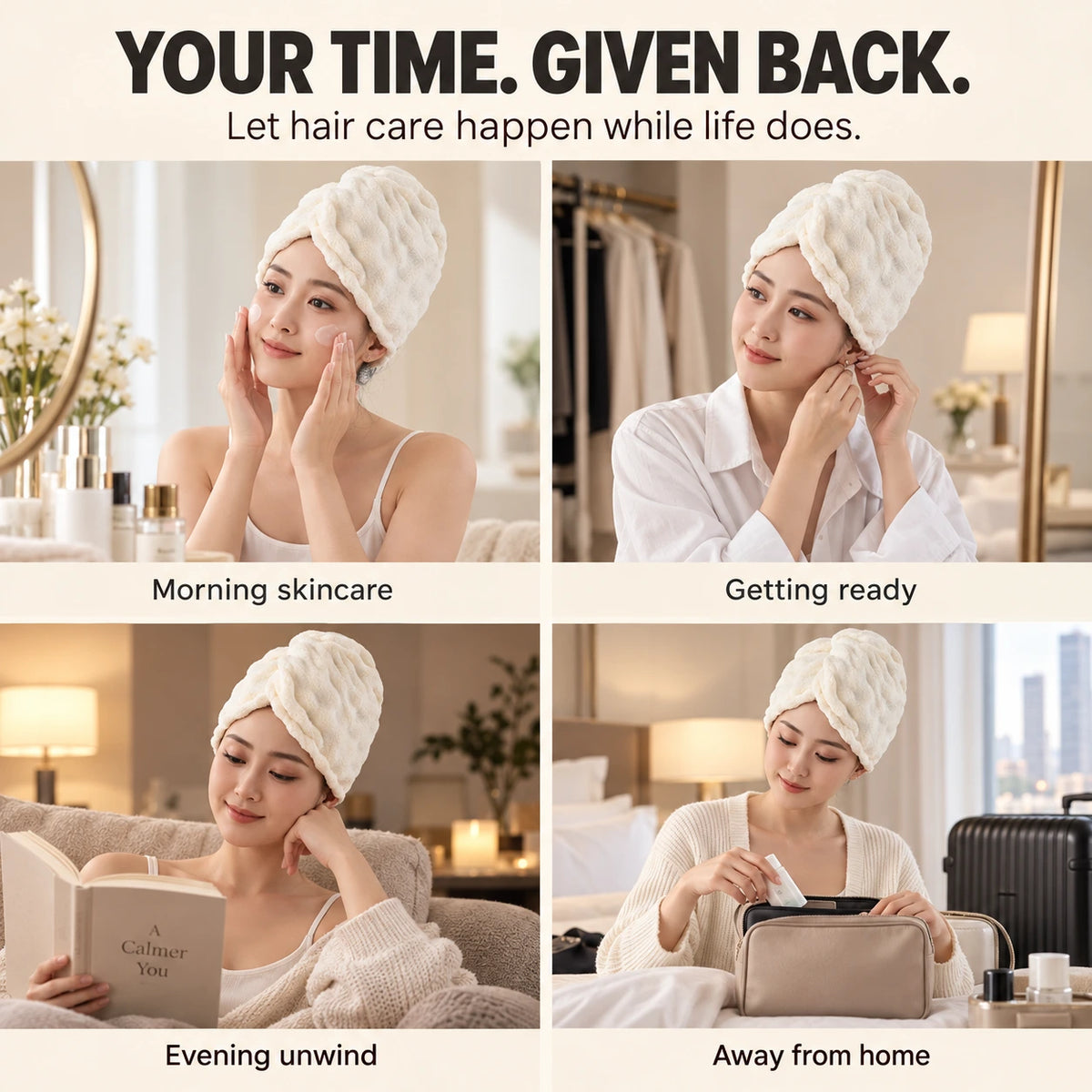 Cloudwrap Hair Drying Cap — 1 Piece