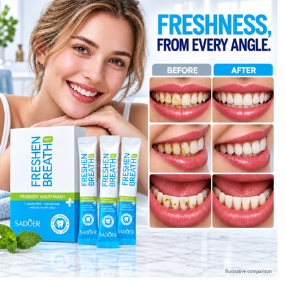 SADOER Probiotic Mint Mouthwash — 20 Sticks