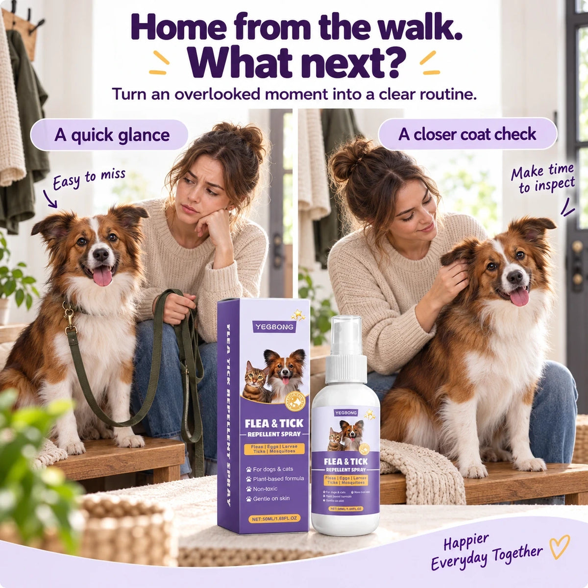 YEGBONG Flea & Tick Repellent Spray — 50ml