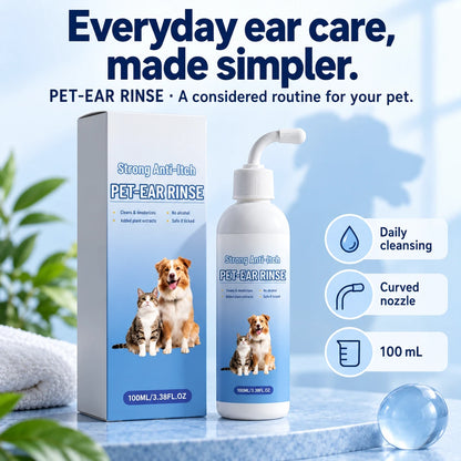 PET-EAR RINSE — 100mL + 10 Cotton Swabs