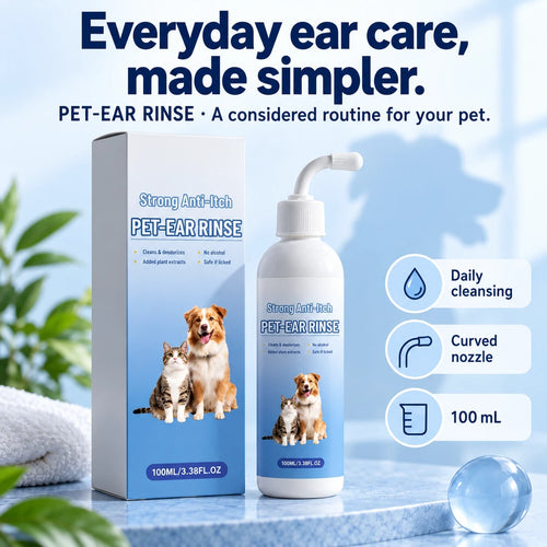 PET-EAR RINSE — 100mL + 10 Cotton Swabs