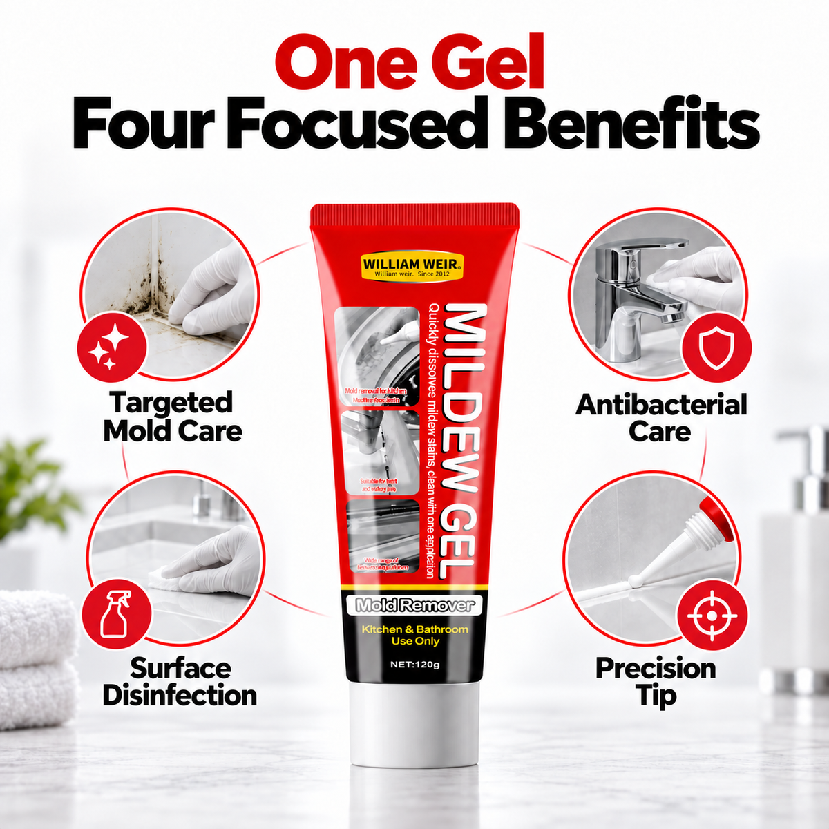 One Gel Four Focused Benefits