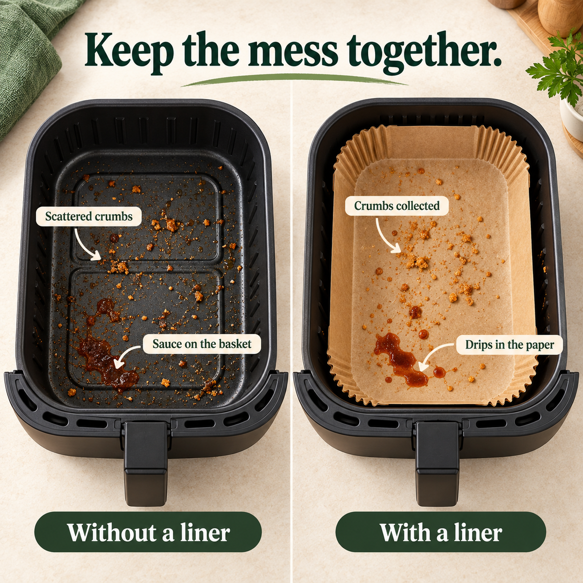 Keep the mess together.