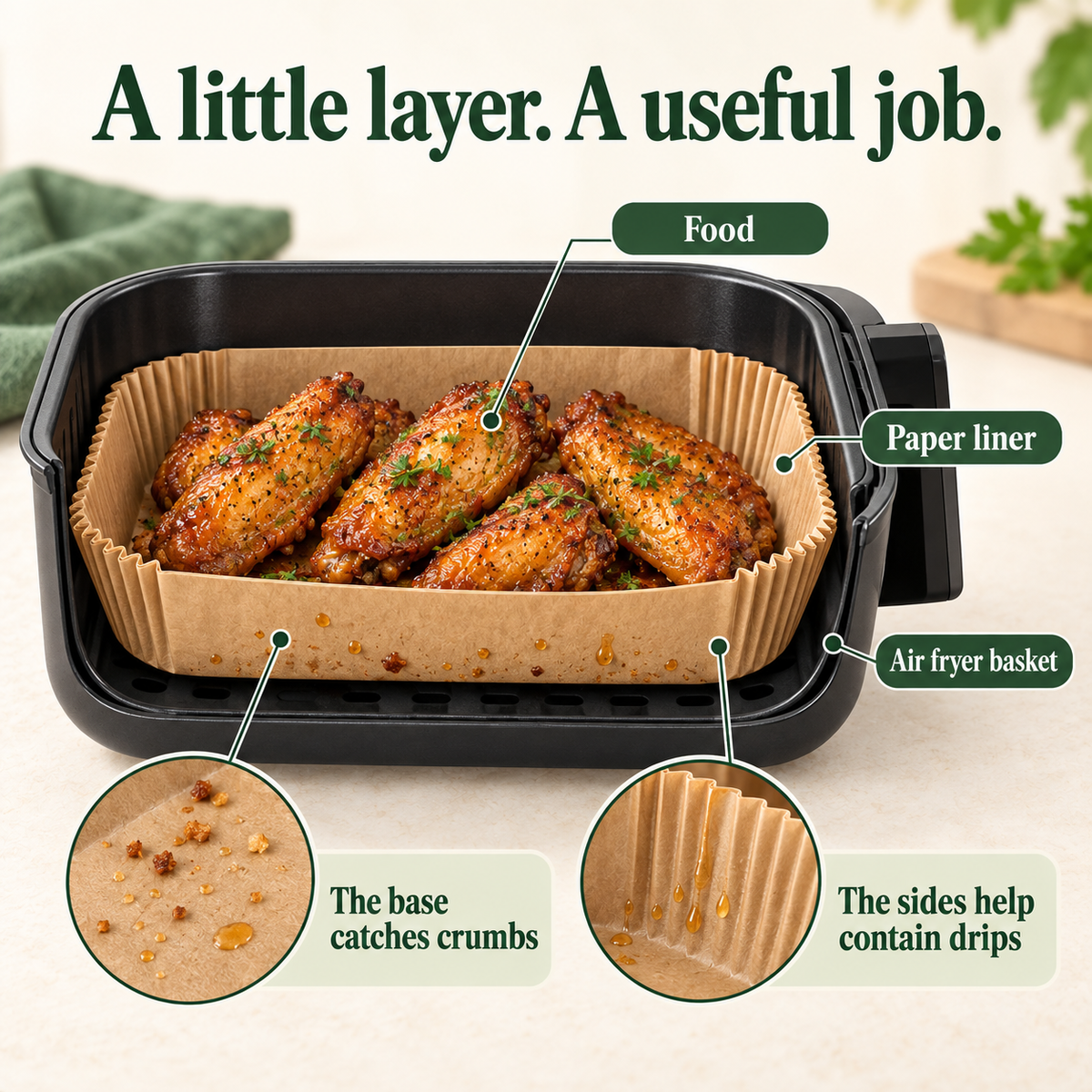 A little layer. A useful job.