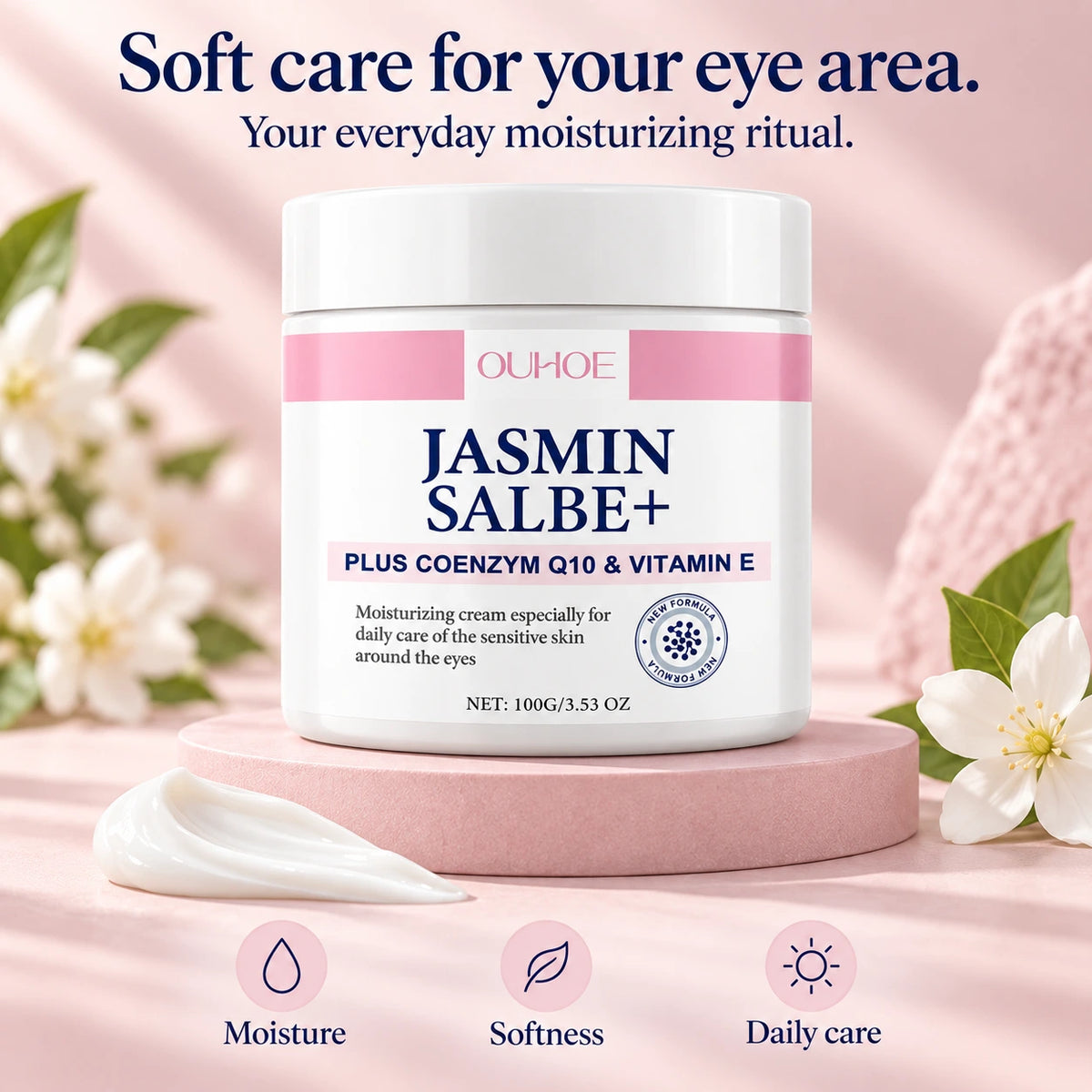 Soft care for your eye area.