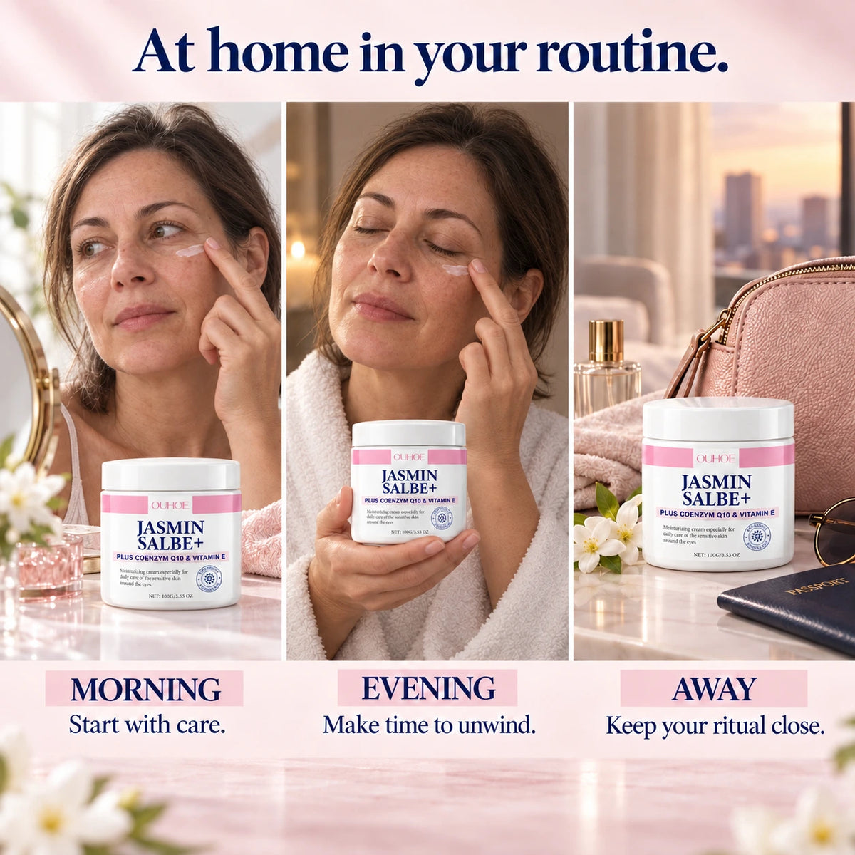 At home in your routine.