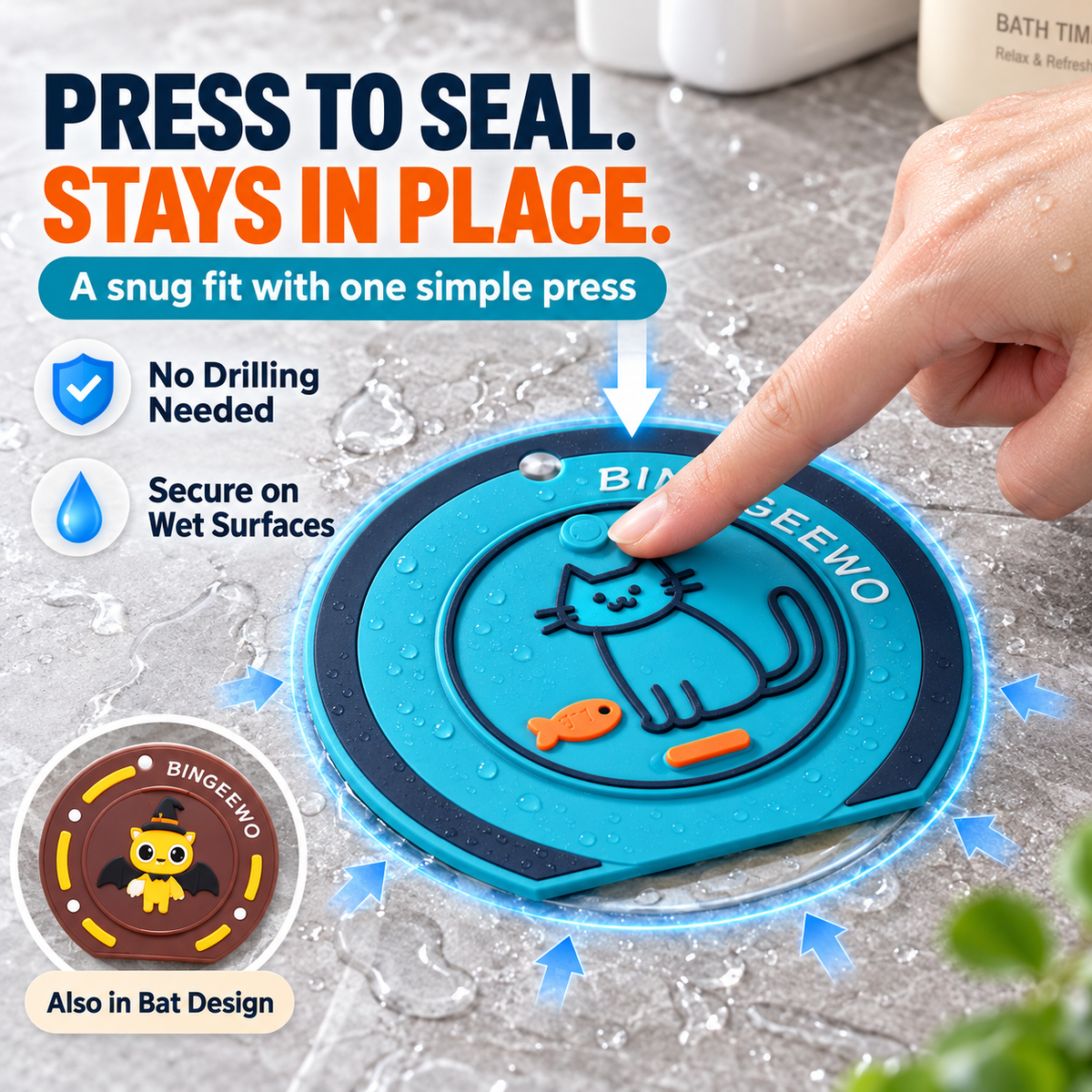 Press to seal