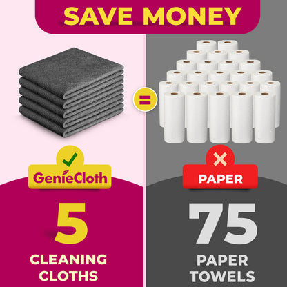 Genie Cleaning Cloth — 5-Pack