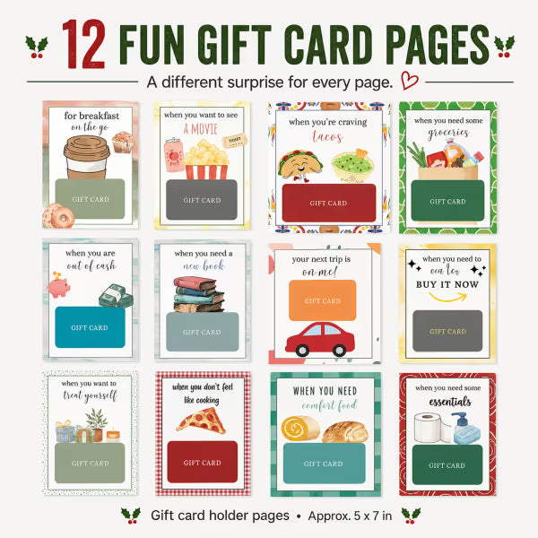 Christmas Gift Card Book 3