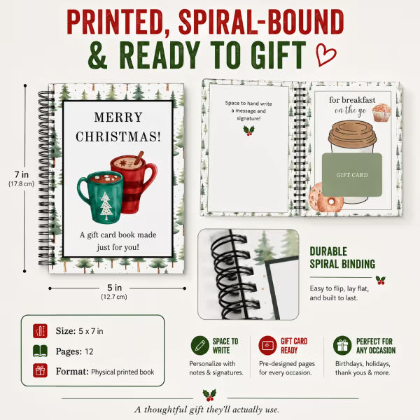 Christmas Gift Card Book 12