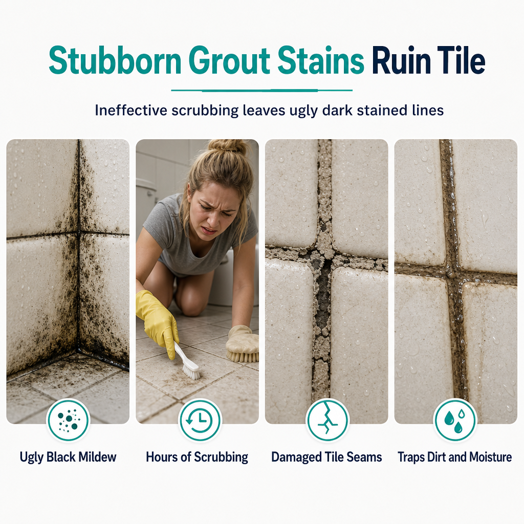 KineShineX Tile & Grout Cleaning Spray — 100ml
