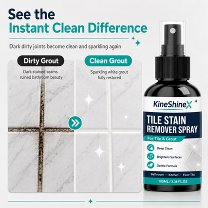 KineShineX Tile Stain Remover Spray — 100 ml