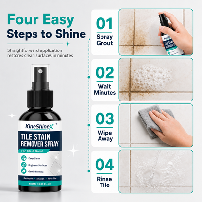 KineShineX Tile Stain Remover Spray — 100 ml
