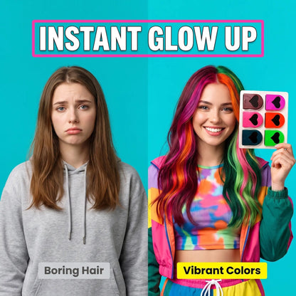 Temporary Hair Chalk Set — 12 Colors