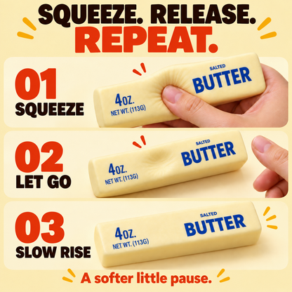 Squeeze, release, repeat: three steps to a softer pause