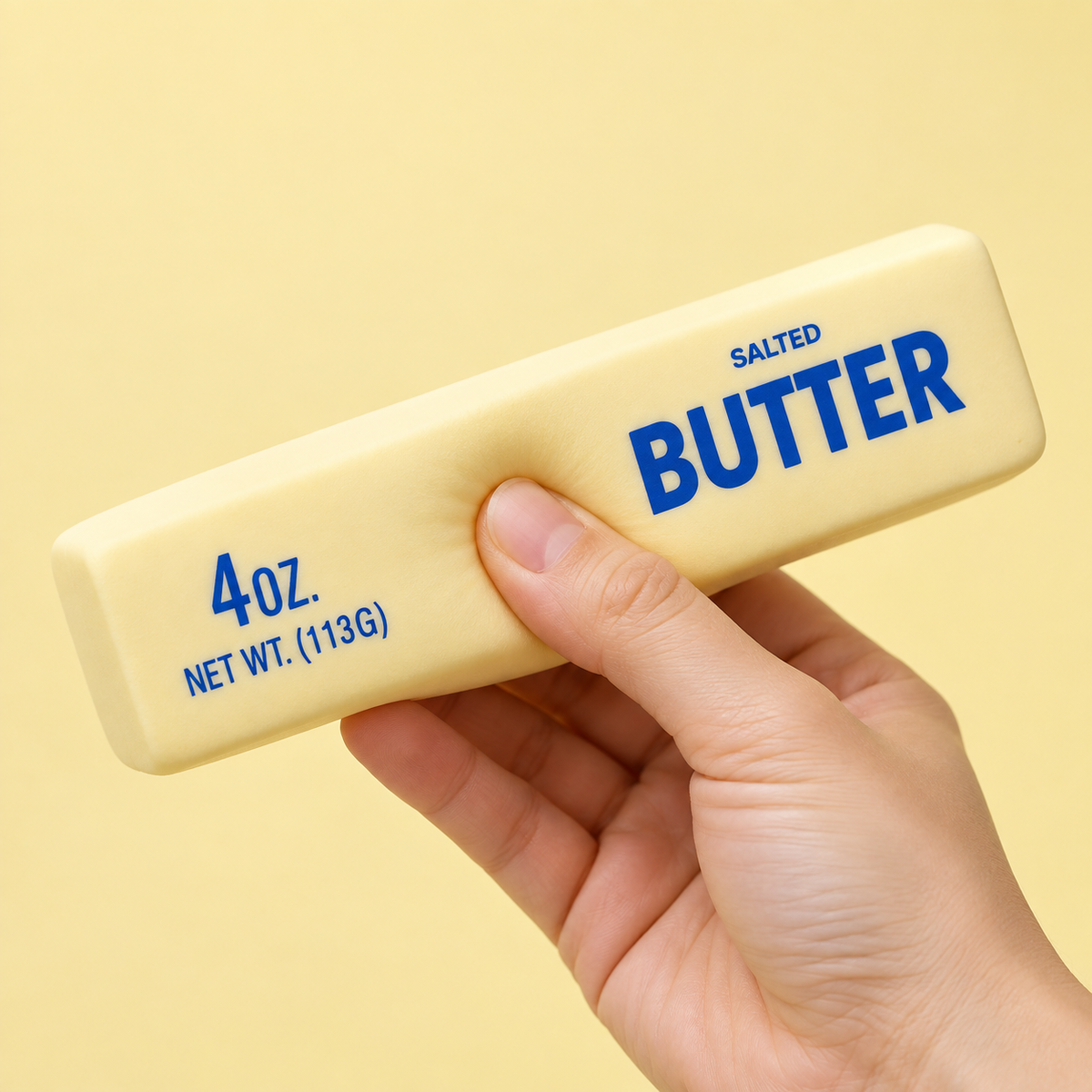 Yellow butter squeeze detail