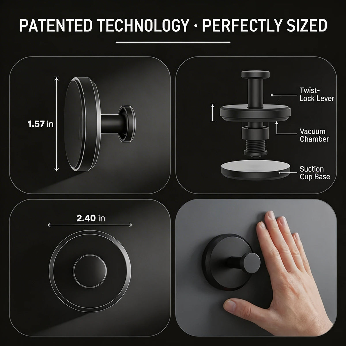 ROHA SUCTION CUP HOOKS