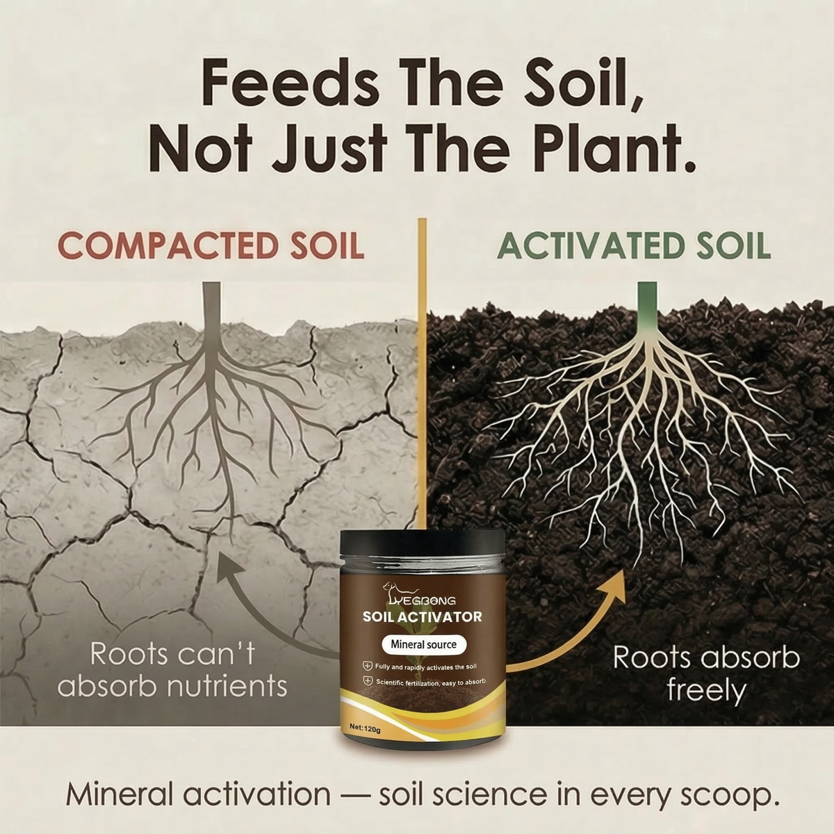 Rootvive Mineral Source Soil Activator — 120g
