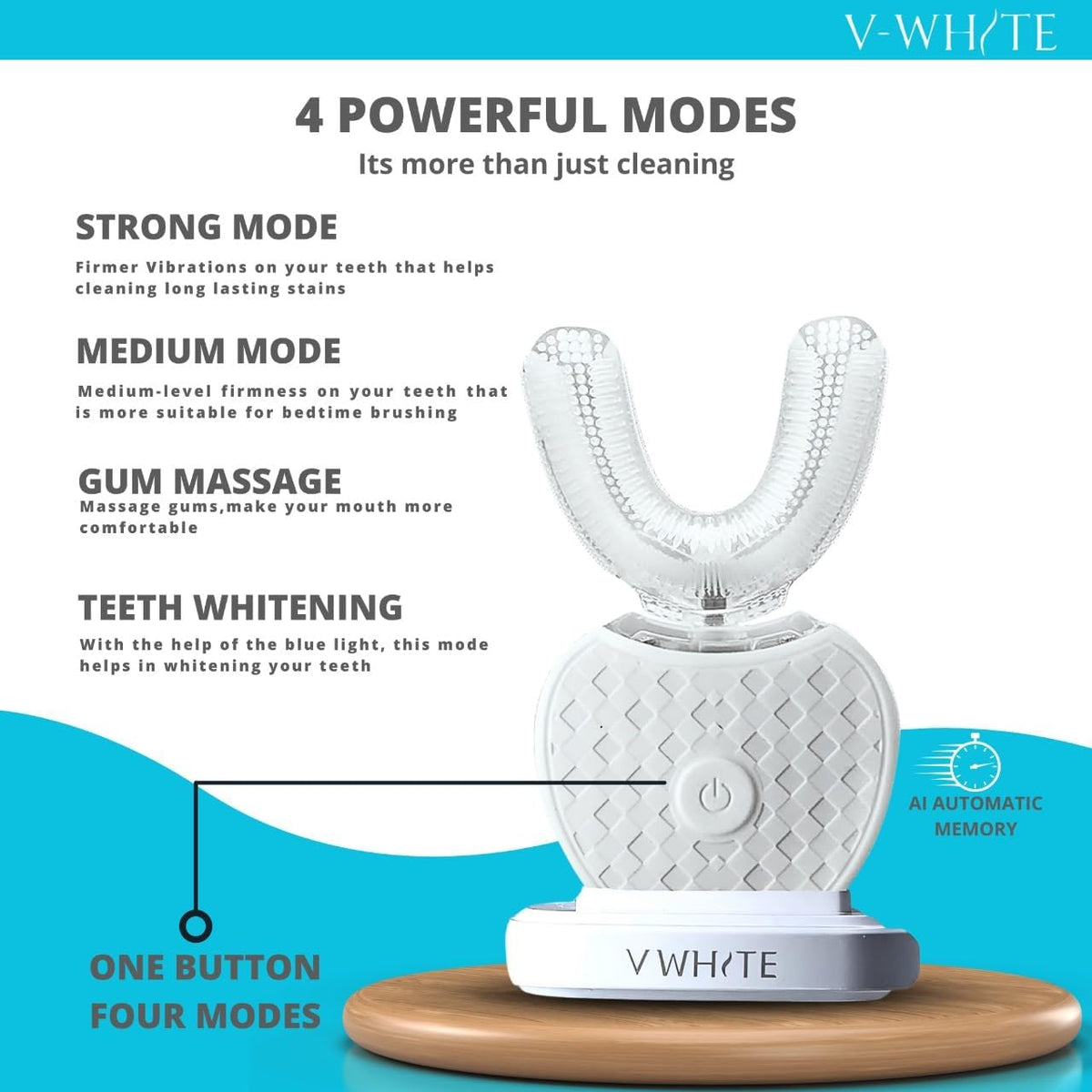 U-Shaped Electric Toothbrush